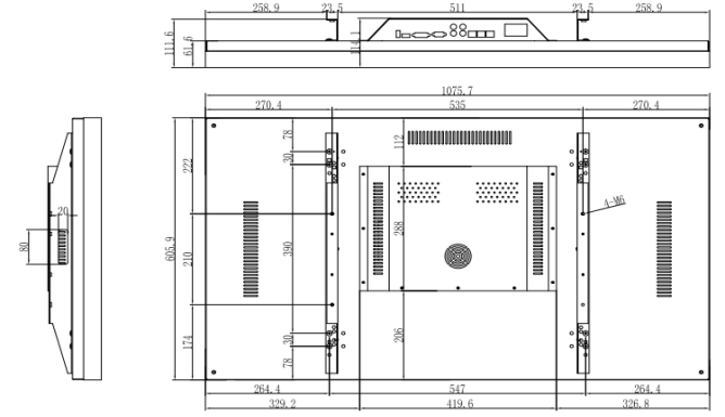 49寸1.8mm拼縫液晶拼接屏(圖3)